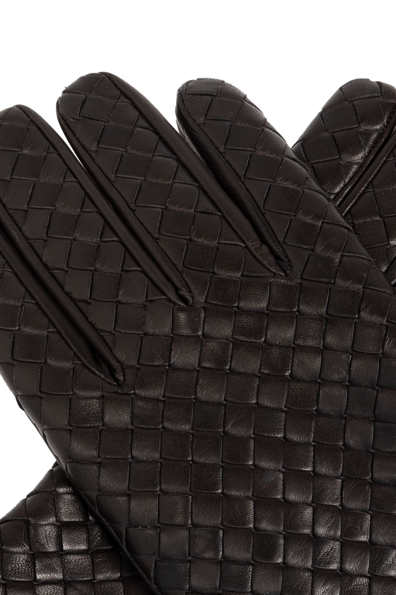BOTTEGA BENETA glovesイントレチャートレザーグローブ BOTTEGA BENETA glovesイントレチャートレザーグローブ